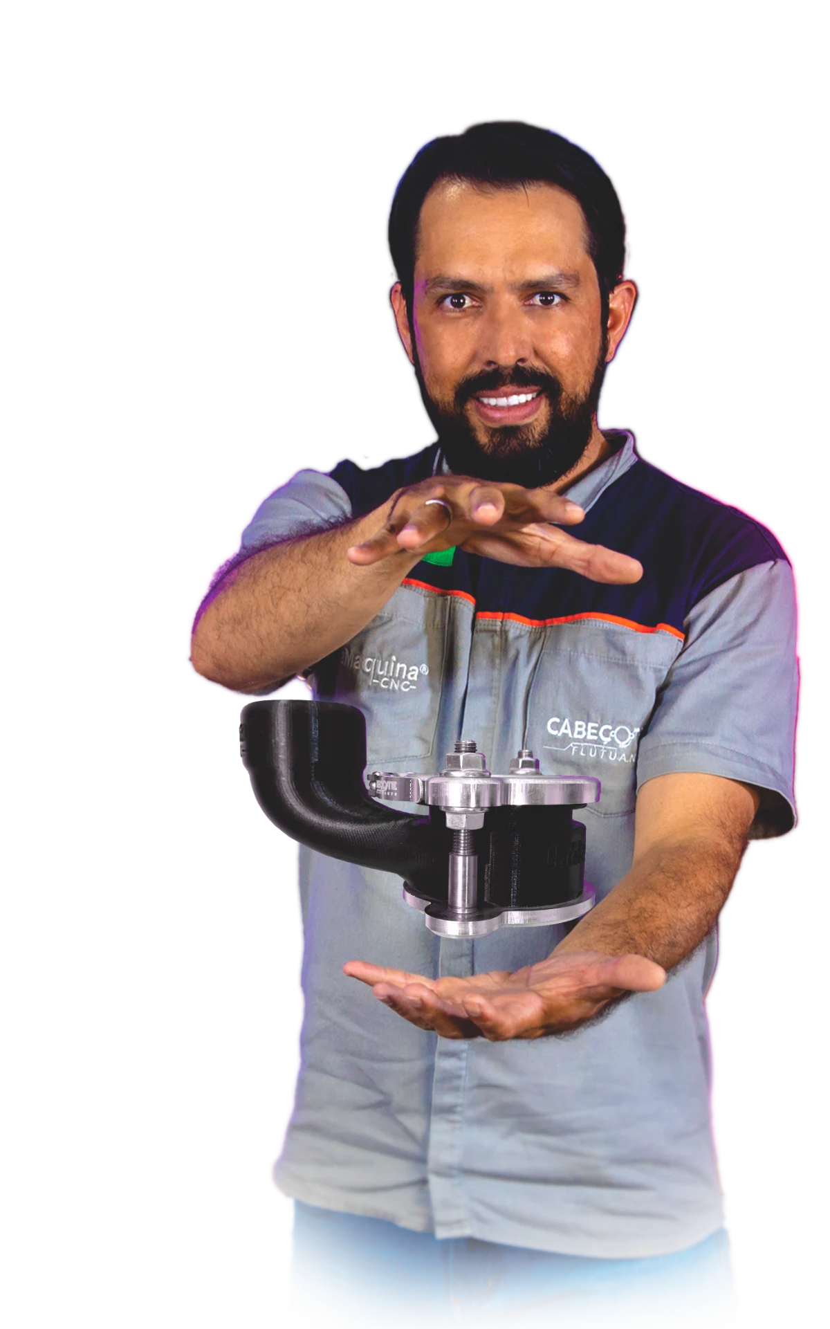 Fernando Gonçalves apresentando o Cabeçote Flutuante Original